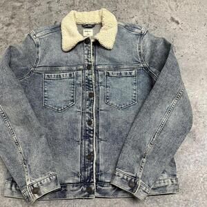 Gap Denim Jacket with Sherpa Lining